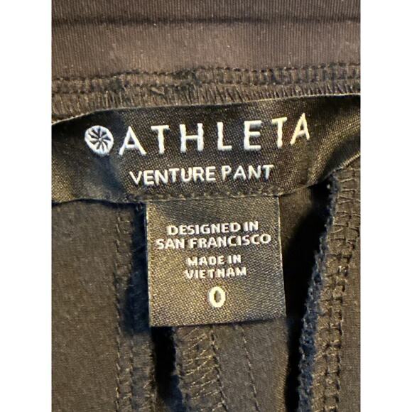 Athleta Venture Pant in Black Womens Size 0 EUC - Picture 8 of 10